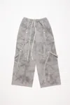 Acne Studios Cargo Trousers In Mid Grey