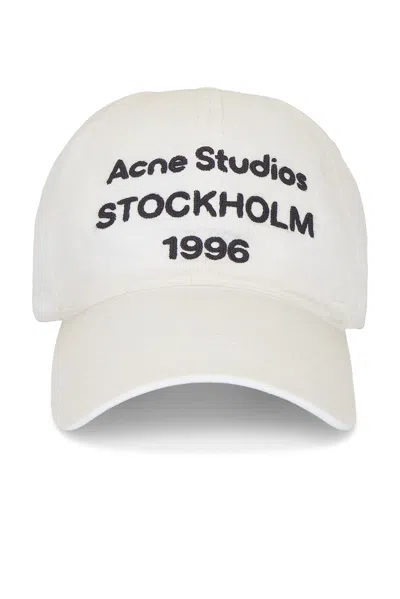 Acne Studios Carliy 1996 Cap In White