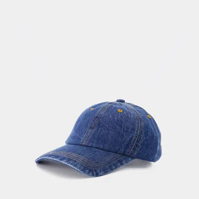 Acne Studios Carliy Denim Cap -  - Cotton - Blue