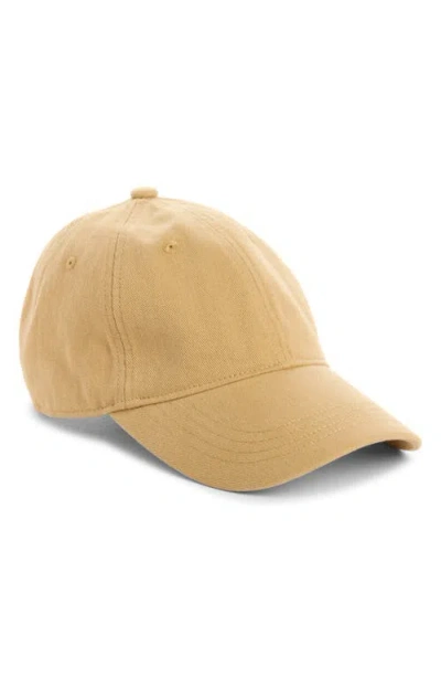 Acne Studios Carliy Embroidered Back Logo Adjustable Baseball Cap In Brown