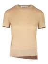 Acne Studios Cashmere And Silk Blend Sweater In Nude