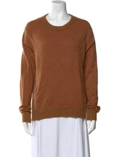 Pre-owned Acne Studios Cashmere Crew Neck Sweater In Brown