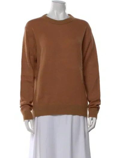 Pre-owned Acne Studios Cashmere Crew Neck Sweater In Brown