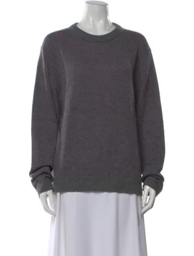 Pre-owned Acne Studios Cashmere Crew Neck Sweater In Gray