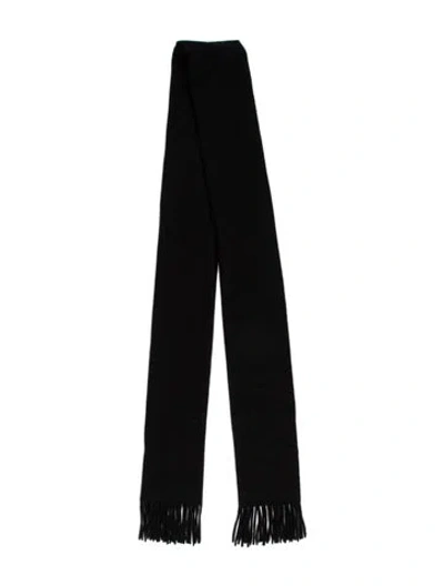 Pre-owned Acne Studios Cashmere Scarf In Black