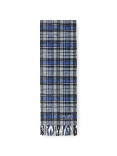 Acne Studios Cashmere Scarf In Blue