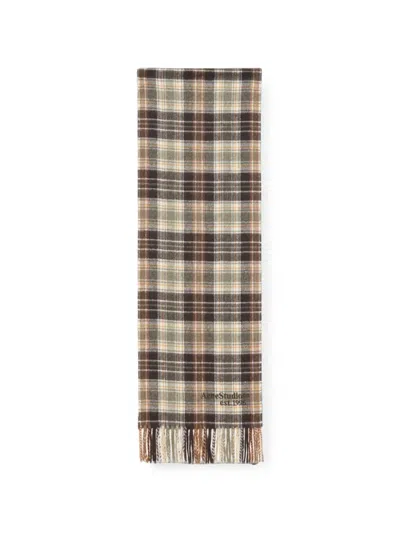 Acne Studios Cashmere Scarf In Brown