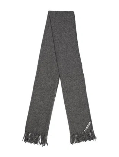 Pre-owned Acne Studios Cashmere Scarf In Gray