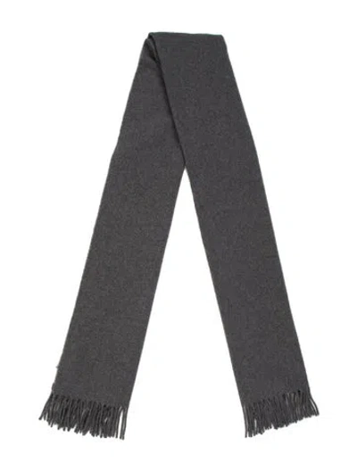 Pre-owned Acne Studios Cashmere Scarf In Gray