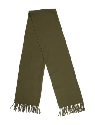 Pre-owned Acne Studios Cashmere Scarf In Green