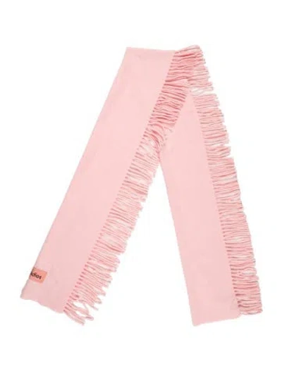 Pre-owned Acne Studios Cashmere Scarf In Pink
