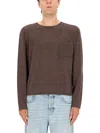 Acne Studios Men Cashmere Sweater In Brown