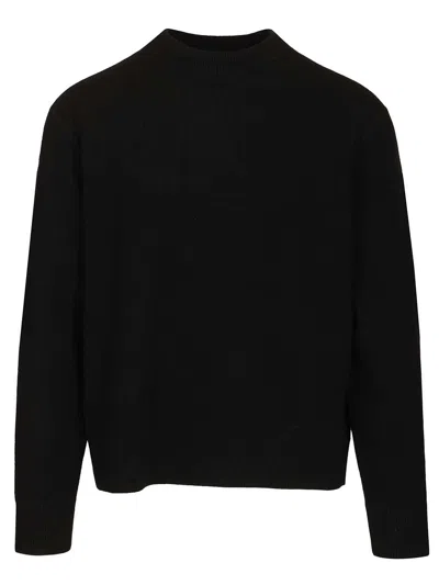 Acne Studios Cashmere Sweater Knitwear Black In Brown