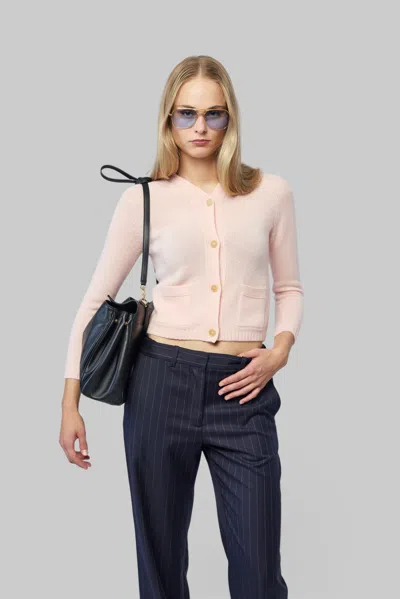 Acne Studios Cashmere V-neck Cardigan In Pink