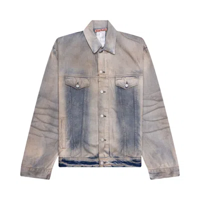 Pre-owned Acne Studios Casual Denim Jacket 'light Blue' | Men's Size M