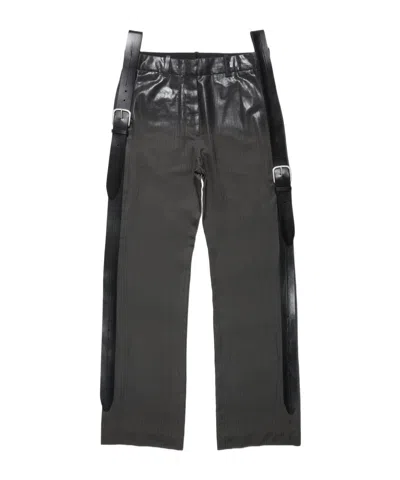 Acne Studios Casual Pants With Belt Loops In Brown