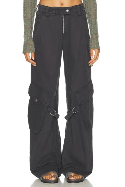 Acne Studios Casual Trouser In Charcoal Grey