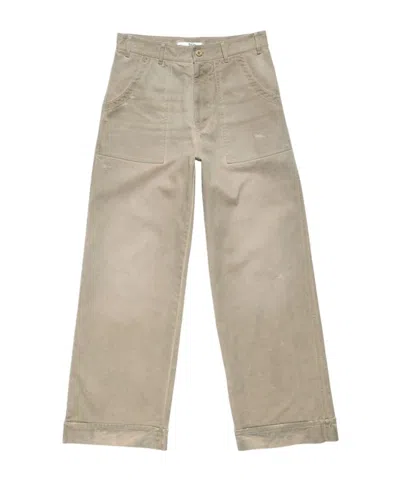 Acne Studios Casual Trousers With Belt Loops In Gray