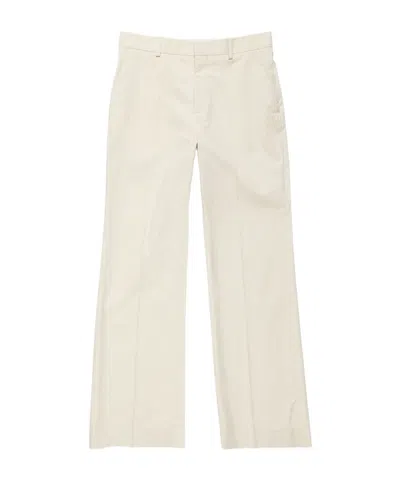 Acne Studios Casual Trousers With Belt Loops In Neutral
