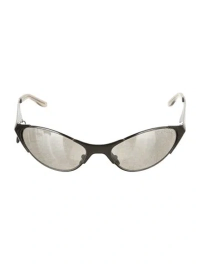 Pre-owned Acne Studios Cat-eye Tinted Sunglasses In Black