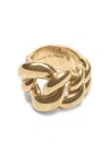 Acne Studios Chain-link Ring In Gold