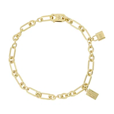Acne Studios Chain-link Bracelet In Gold