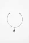 Acne Studios Charm Necklace In Silver