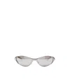 Acne Studios Charm Shield-frame Sunglasses In White