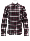 Acne Studios Camicia In Cotone A Quadri In Black