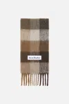 Acne Studios Check Fringe Scarf