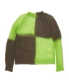 Acne Studios Loose Knit Mohair Jumper In Green
