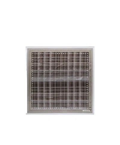 Acne Studios Check Scarf In Gray