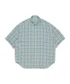 Acne Studios Check Short-sleeve Shirt In Multi