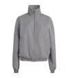Acne Studios Check Tailored Bomber Jacket In Gray