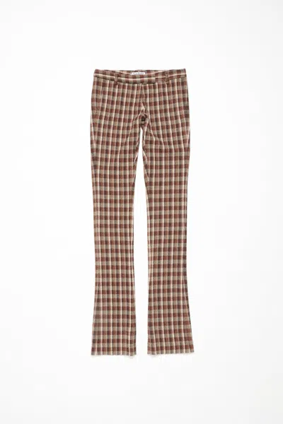 ACNE STUDIOS CHECK TAILORED TROUSERS