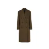 Acne Studios Checked Double-breasted Wool Blend Coat Women
