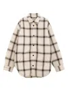Acne Studios Button-down Shirt Jacket In Neutral
