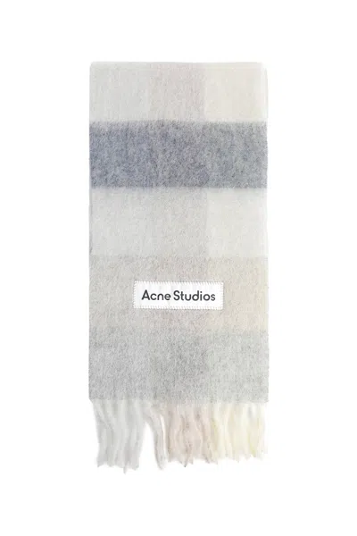 Acne Studios Checked Scarf In Multi