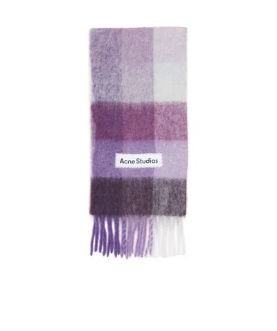 ACNE STUDIOS CHECKED SCARF