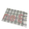 ACNE STUDIOS "CHECKED SCARF WITH LOGO PATTERN"