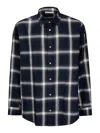Acne Studios Checked Pattern Button-down Shirt In Blue
