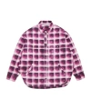 Acne Studios Checked Shirt In Pink