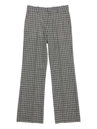ACNE STUDIOS CHECKED WOOL TROUSERS