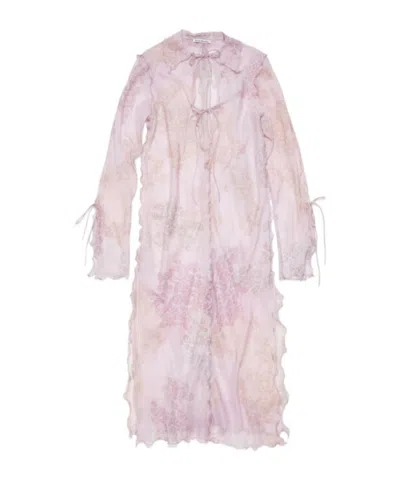 ACNE STUDIOS CHIFFON SEASONAL-PRINT DRESS