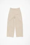 Acne Studios Chino Twill Trousers In Sand Beige