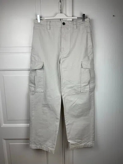 Pre-owned Acne Studios Chinos Cargo Skater Pants Joggers Jeans In Gray White