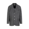 Acne Studios Single-breasted Blazer In Black