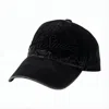 Acne Studios Classic Cotton Baseball Cap With Curved Brim And Tonal Embroidery In Black