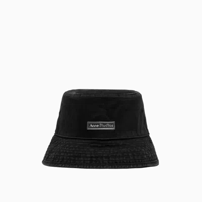 Acne Studios Cloche Hat In Black