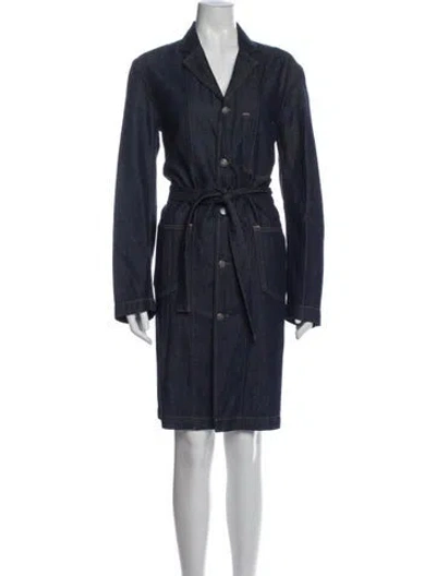 Pre-owned Acne Studios Coat In Blue